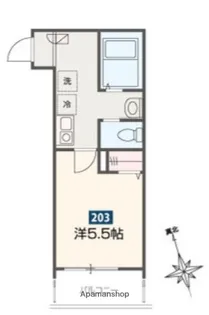 高座渋谷ヒルズ【2階】の間取り