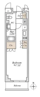 アパートメンツ綱島【4階】の間取り