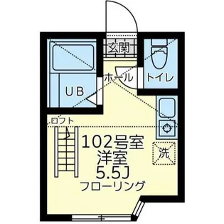 ユナイト根岸パバロッティ【1階】の間取り