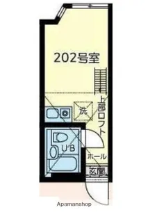 ユナイト桜本ヴィクトリーアルバート【2階】の間取り