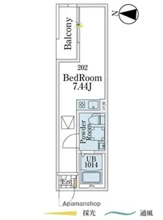 コンフォルト川崎【2階】の間取り