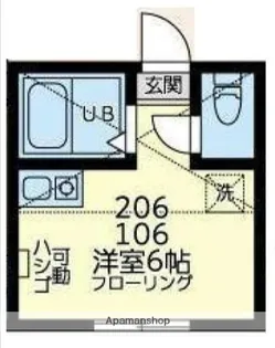 ユナイト丸山アプリコットパフェ【1階】の間取り