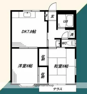 カーサプライム【1階】の間取り