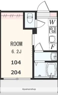 アザーレ・パッシオ中央林間【1階】の間取り