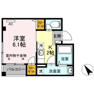 中澤ビル【3階】の間取り