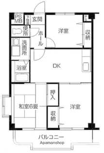 ノーブル弐番館【5階】の間取り