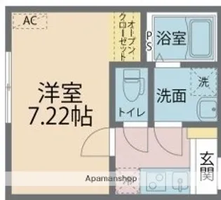 カインドネス厚木旭町Ⅱ【2階】の間取り