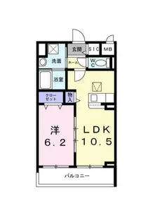 STELLA日吉【1階】の間取り