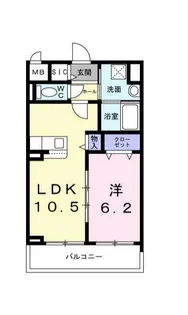 STELLA日吉【2階】の間取り