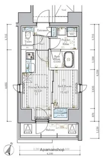 ミライズ横濱SOUTHレジデンス【3階】の間取り