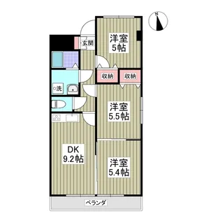 プリンスマンション【1階】の間取り