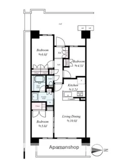 レーベン川崎小田一丁目【2階】の間取り
