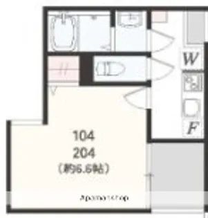 アザーレ・クオン東海大学前【1階】の間取り