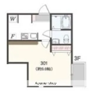 アザーレ・クオン東海大学前【1階】の間取り