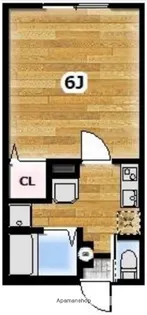 AMBITION南栗原【1階】の間取り