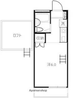 サンライズ・K【2階】の間取り