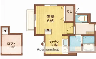 レパード板戸【1階】の間取り