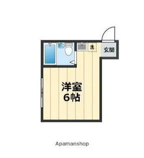 リシェス鶴間【1階】の間取り