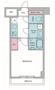 NーFLATS武蔵中原駅前【2階】の間取り
