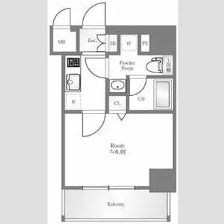 LEAMARKS横濱東館【7階】の間取り