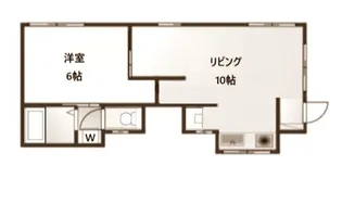 ケーハウス二俣川【1階】の間取り