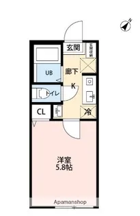 SOUTH LAGOON大岡1丁目【1階】の間取り