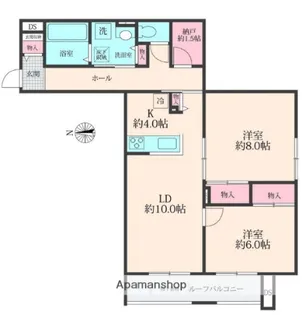 SOLANAⅡ【3階】の間取り