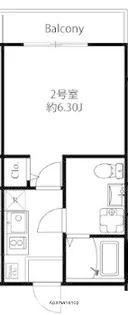 MODERN GLAD 保土ヶ谷【2階】の間取り