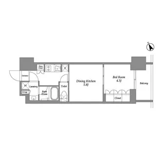 シーズンフラッツ大森西【10階】の間取り