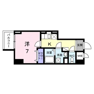 スアヴィス平塚八重咲【11階】の間取り