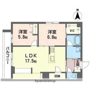 デア グランツ【2階】の間取り