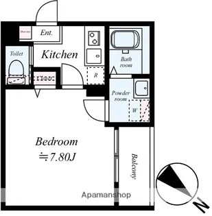 GRADUS厚木【1階】の間取り