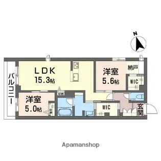 オーツー【2階】の間取り