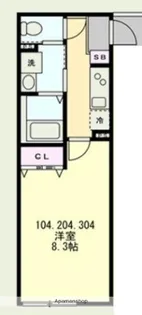 ベイルームハイム横濱保土ヶ谷【1階】の間取り