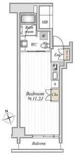エスティメゾン川崎本町【8階】の間取り