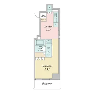 エスティメゾン川崎本町【8階】の間取り
