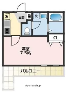 リアル北久里浜パークテラスⅠ【2階】の間取り