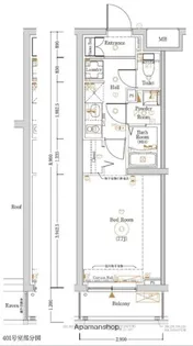 Log登戸Station side【4階】の間取り