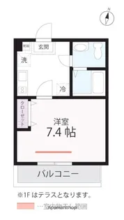QUIET CRAB HOUSE 鶴見浅野【2階】の間取り