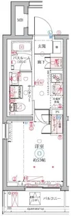 クレヴィスタ横浜鶴見【3階】の間取り