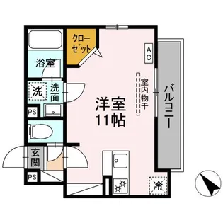 D’BLESS鶴見市場【3階】の間取り