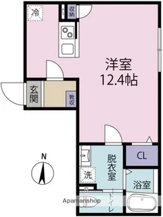CORAL茅ヶ崎【1階】の間取り