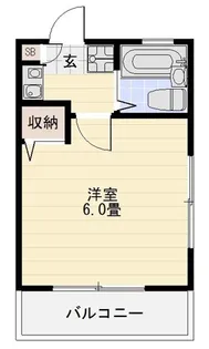 シェルコート【2階】の間取り
