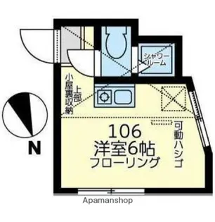 ユナイト安針ネイマール(右側)【1階】の間取り