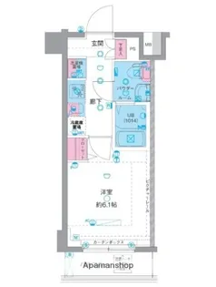 エストゥルース横浜吉野町Ⅱ【2階】の間取り
