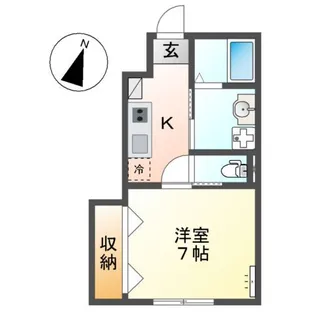 エクレール【1階】の間取り