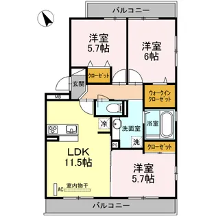 TORTUGA A【2階】の間取り