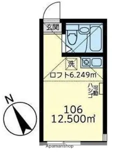 ユナイト白幡チョコミントパフェ【1階】の間取り