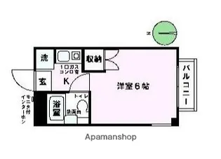 ニューフィールド【3階】の間取り