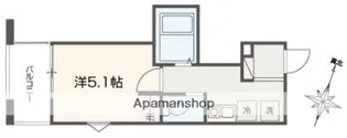 MELLAS矢部Ⅱ【1階】の間取り